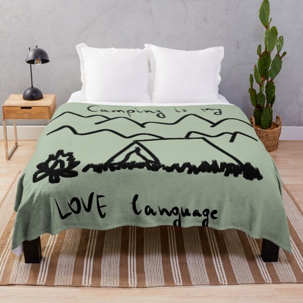 Item preview, Camping is my love language designed and sold by Antiope33.