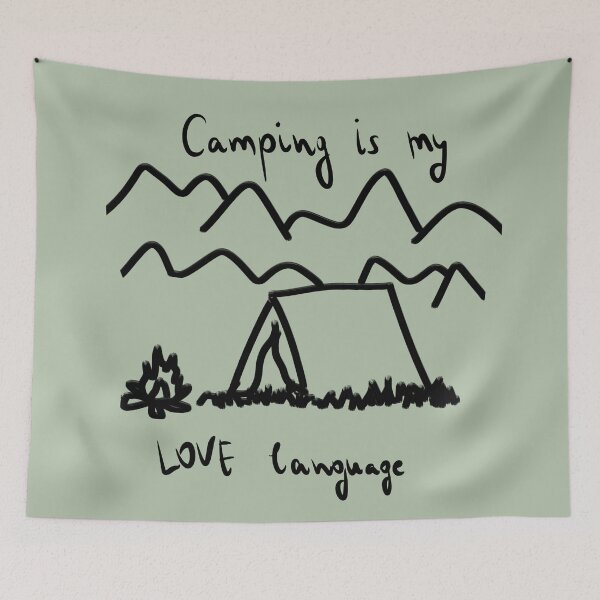 Item preview, Camping is my love language  designed and sold by Antiope33.