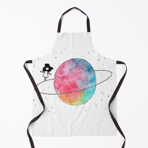Item preview, A little girl hovering over the planet t-shirt designed and sold by Frangi_Pane_ Magazine.