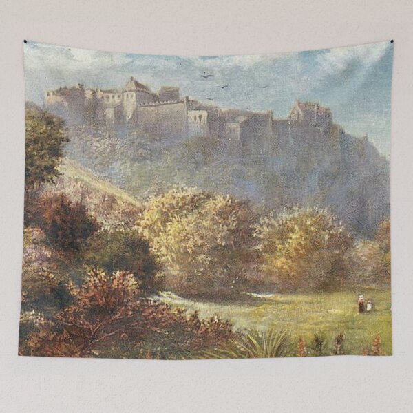 Item preview, Vintage Illustration of Edinburgh Castle designed and sold by yourscotland.