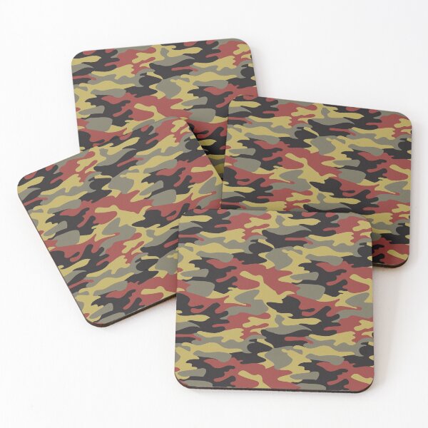 Item preview, Vermilion gold camo pattern  designed and sold by NexusArts.