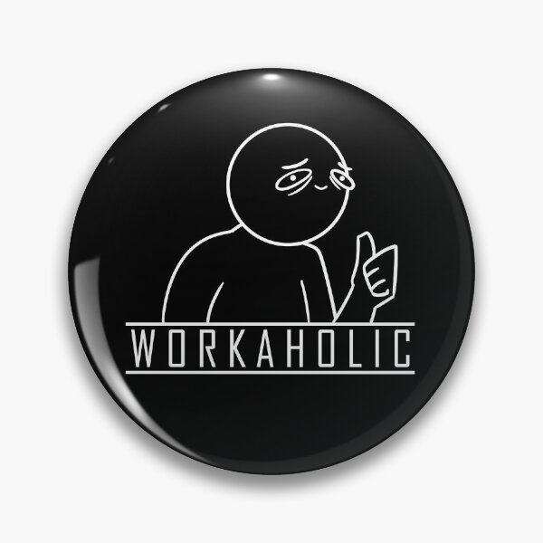 Artikelvorschau, Workaholic auf Schwarz entworfen und verkauft von LovinthWow.