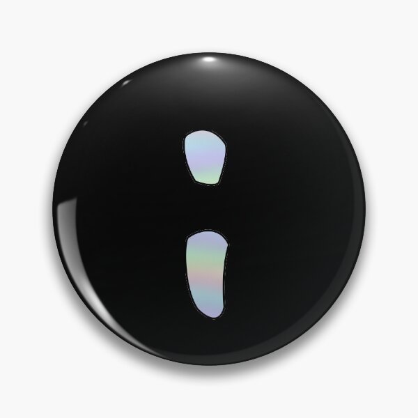 Item preview, Holographic Semicolon designed and sold by titanosdesign.