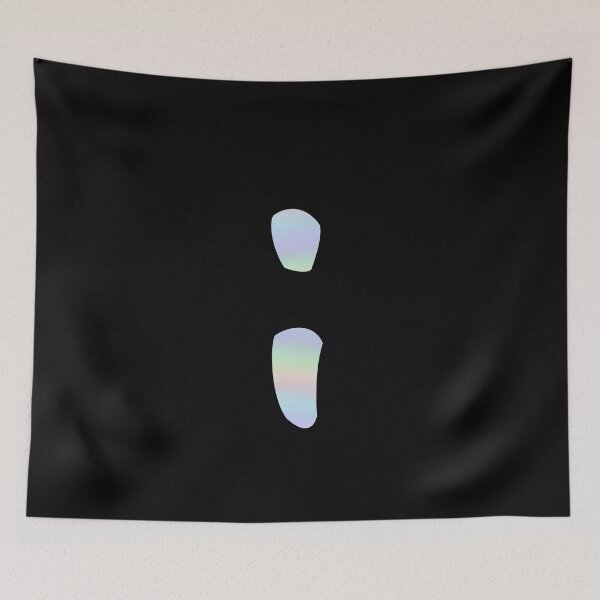 Item preview, Holographic Semicolon designed and sold by titanosdesign.