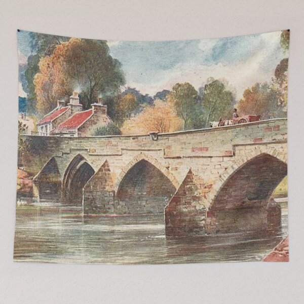 Item preview, Vintage Illustration of Cramond Brig, Edinburgh designed and sold by yourscotland.
