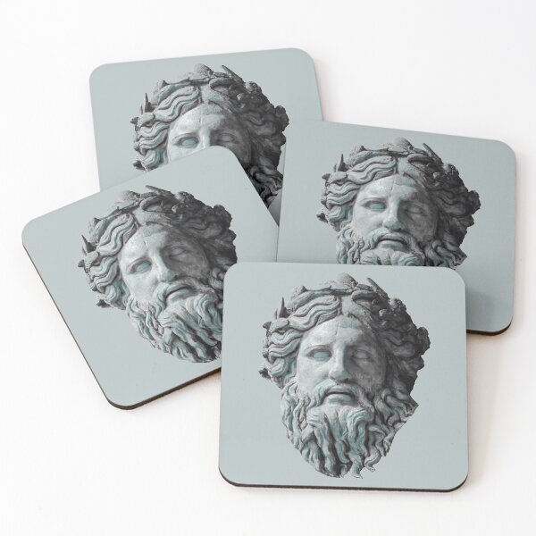 Item preview, Statue Of Zeus Greek Mythology Greek God of Sky and Thunder Mount Olympus portrait designed and sold by Ruby Jackson.