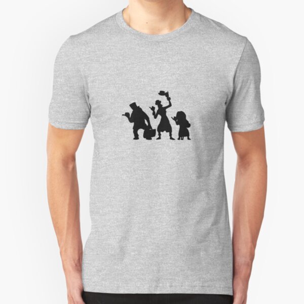 Haunted Mansion Hitchhiking Ghosts Slim Fit T-Shirt