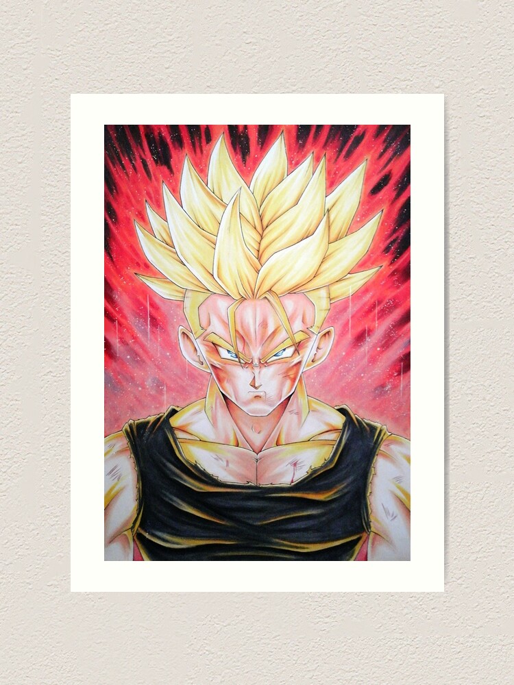 Gogeta ssj4 Greeting Card by Abyllion-art