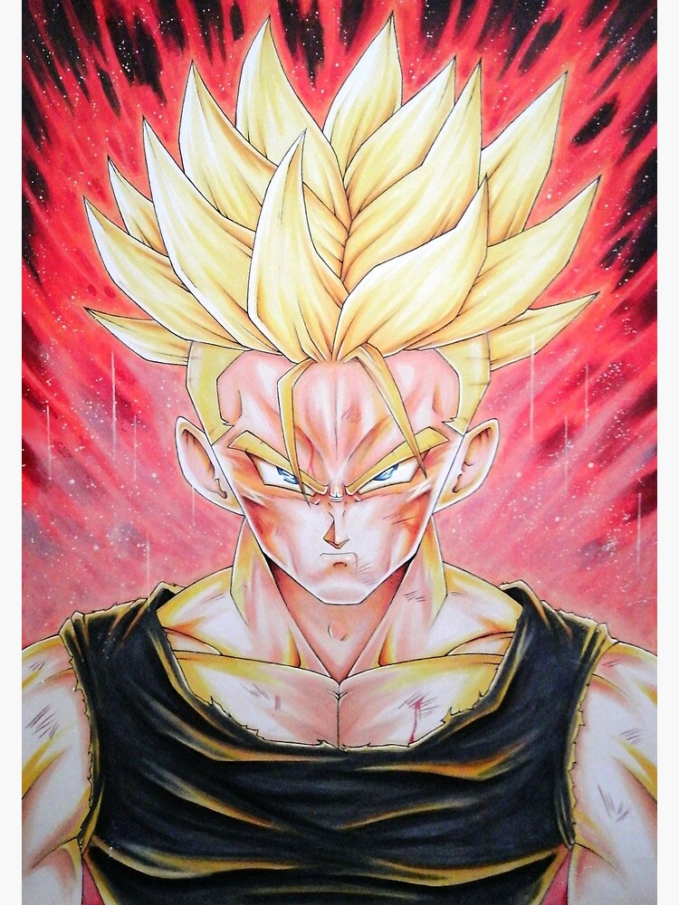 Gogeta ssj4 Greeting Card by Abyllion-art