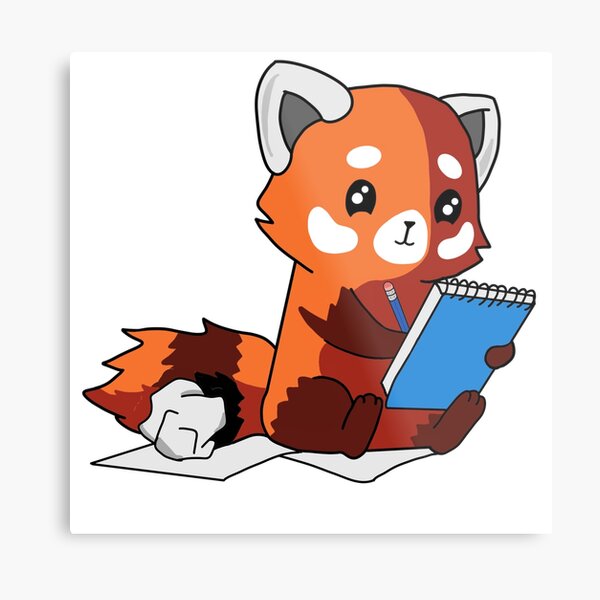 Red Panda Cartoon Wall Art For Sale Redbubble