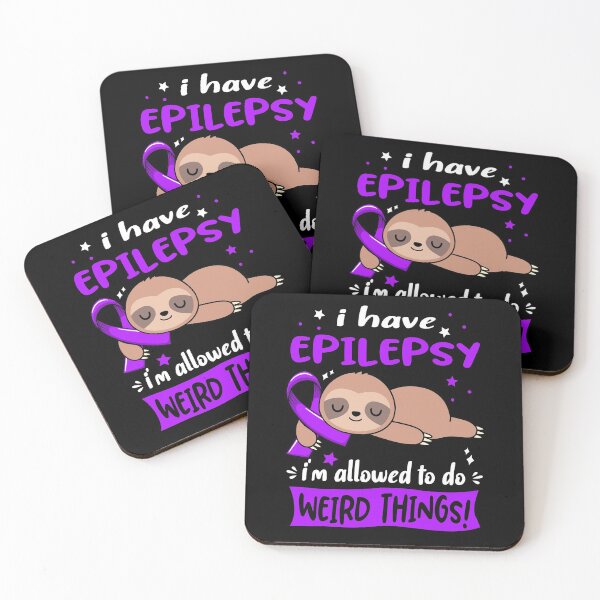 Item preview, Epilepsy Awareness Funny I have Epilepsy i'm allowed to do Weird Things! designed and sold by JanetShop809.