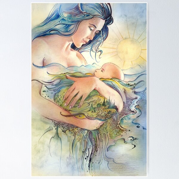 GAIA - Mather and Child Poster