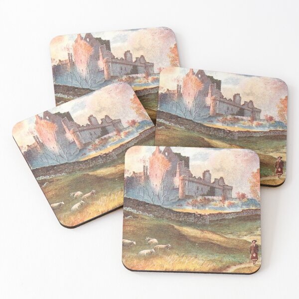 Item preview, Vintage Illustration of Craigmillar Castle, Edinburgh (Outlander Location) designed and sold by yourscotland.