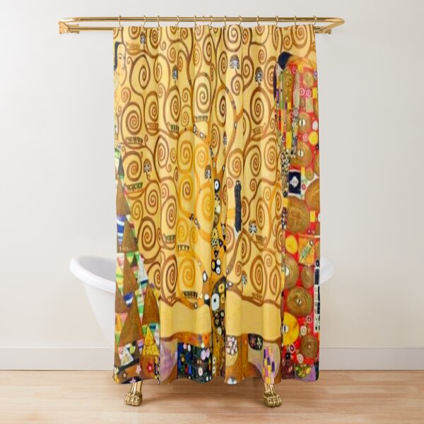 Artistic Painting Sweet Fox Shower Curtain Set Hooks for Bathroom Deer  Print