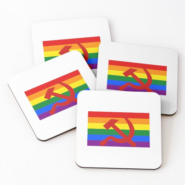 Item preview, gay communist pride flag designed and sold by chaosxr.