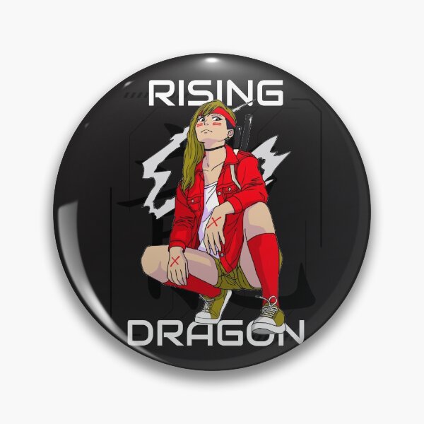 Item preview, Rising Dragon Anime Girl designed and sold by HamiltonmagicTs.