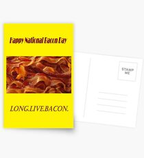 Happy National Bacon Day Postcards