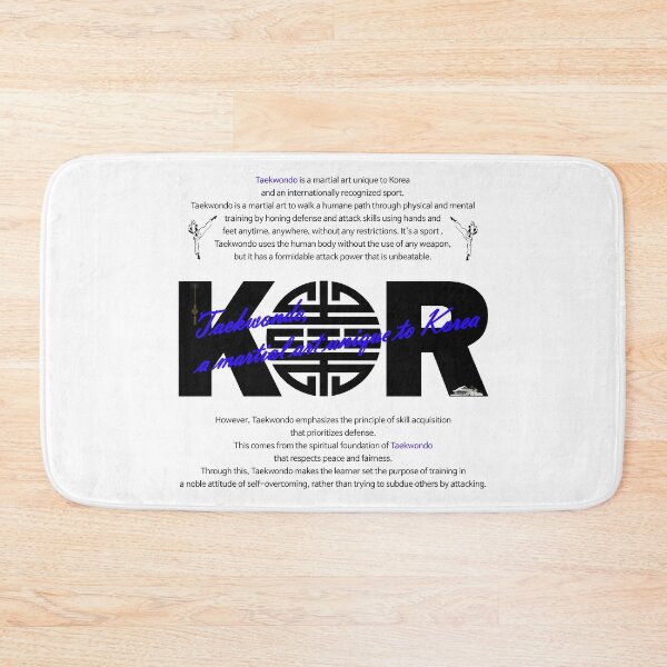 Item preview, Taekwondo, a martial art unique to Korea_white ver. designed and sold by KDC-art.