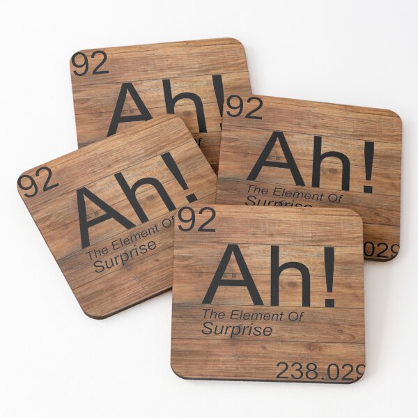 Item preview, The Element Of Surprise! (wood edition) designed and sold by Mangumba.