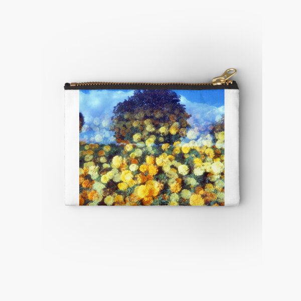 Item preview, Yellow flowers blending with tree and sky designed and sold by Tony Kemplen.