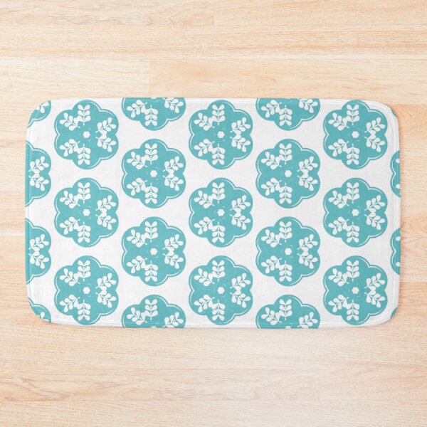 Item preview, aquablue flowers designed and sold by ritusdesigns.