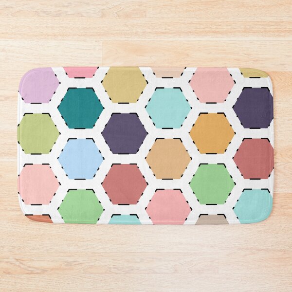 Item preview, Pastel hexagons designed and sold by adiosmillet.