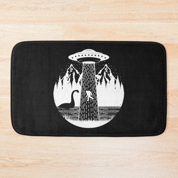 Item preview, Bigfoot Ufo Abduction! Funny Sasquatch Loch Ness Monster Long Sleeve designed and sold by lucpjwel.