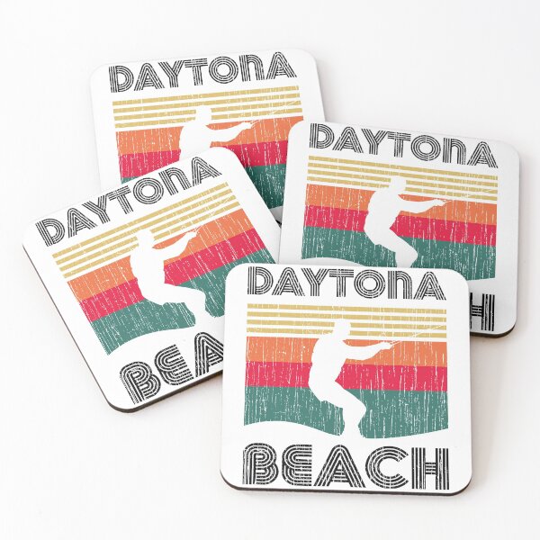 Item preview, Daytona Beach Vintage Retro Sunset Surfer Design designed and sold by justjonboy.