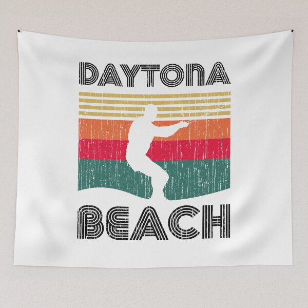 Item preview, Daytona Beach Vintage Retro Sunset Surfer Design designed and sold by justjonboy.