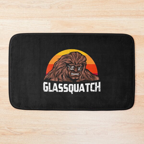Item preview, Bigfoot Yeti Pun for Sasquatch Lovers Glassquatch designed and sold by lucpjwel.