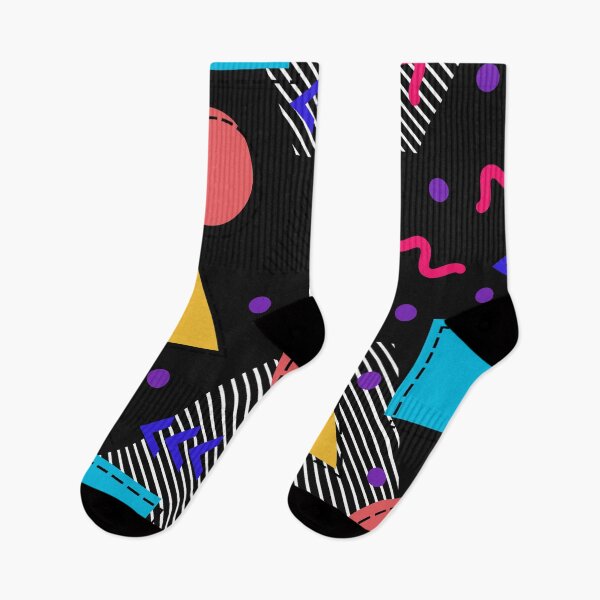 Artikelvorschau, 80er und 90er Jahre Vintage Retro Memphis Muster und abstrakte geometrische Formen, entworfen und verkauft von DesignForGifts.