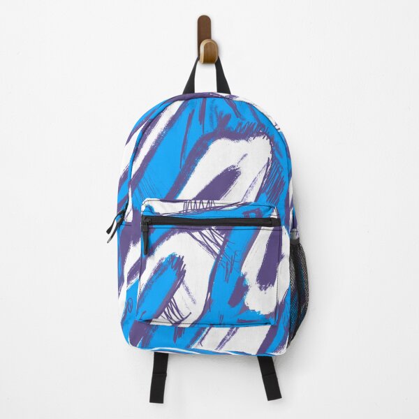 Item preview, Contemporary Abstract of Abstract Geometry. Geometric spiral, swirl, twirl in blue, purple and holography.Trendy colors. designed and sold by GelbWieZitrone.