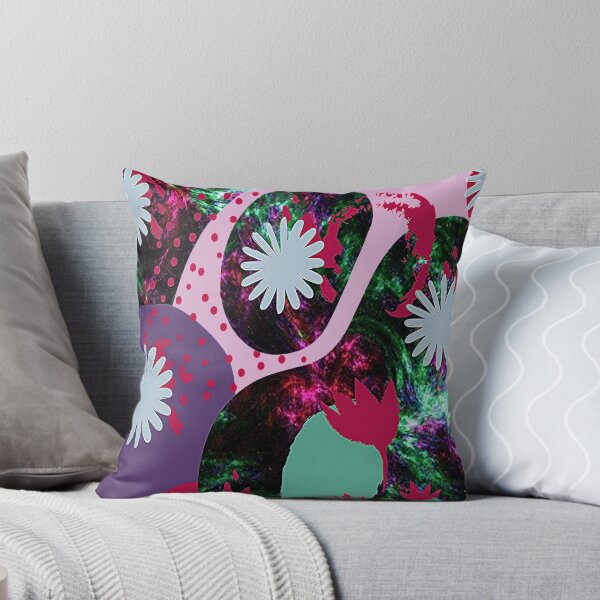 Item preview, Daisy Graphic Abstraction, nr 3, Graphic Psychedelic Abstract Art, Inspired by Nature-floral abstract art designed and sold by Adri Barnard.