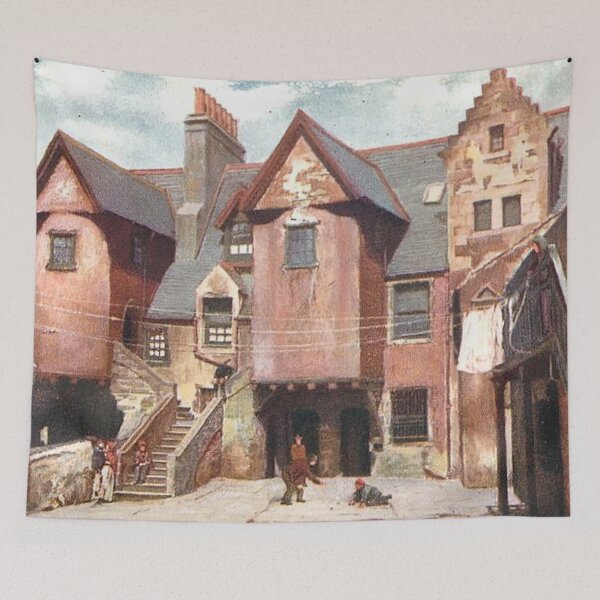 Item preview, Vintage Illustration of White Horse Close, Canongate, Edinburgh designed and sold by yourscotland.