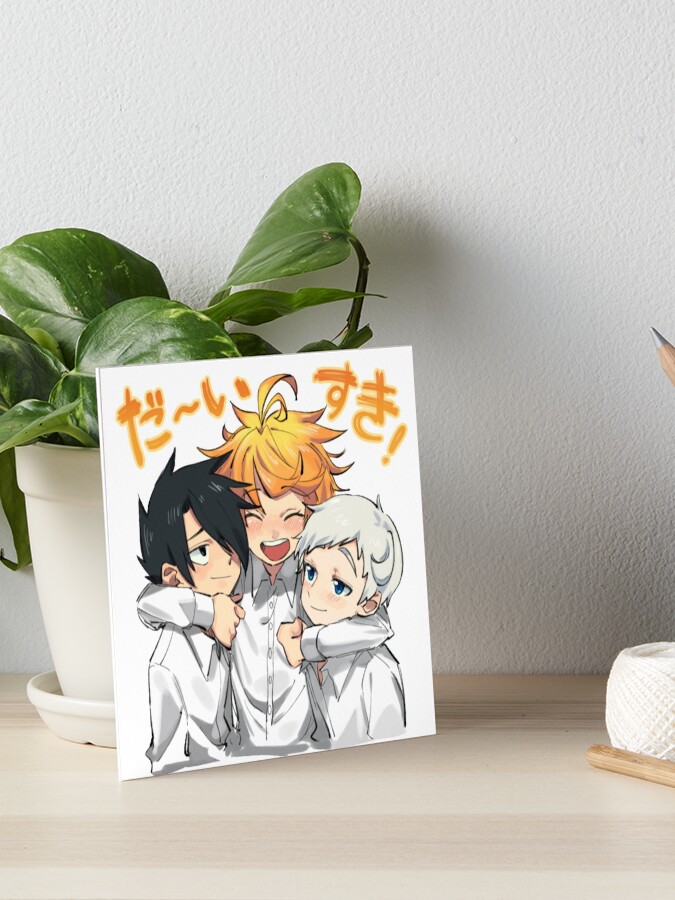 Yakusoku No Neverland Emma Ray and Norman Print 