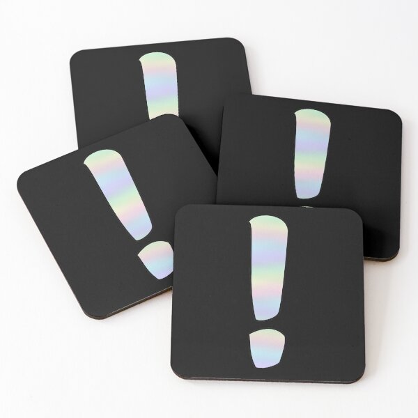 Item preview, Holographic Exclamation Mark designed and sold by titanosdesign.
