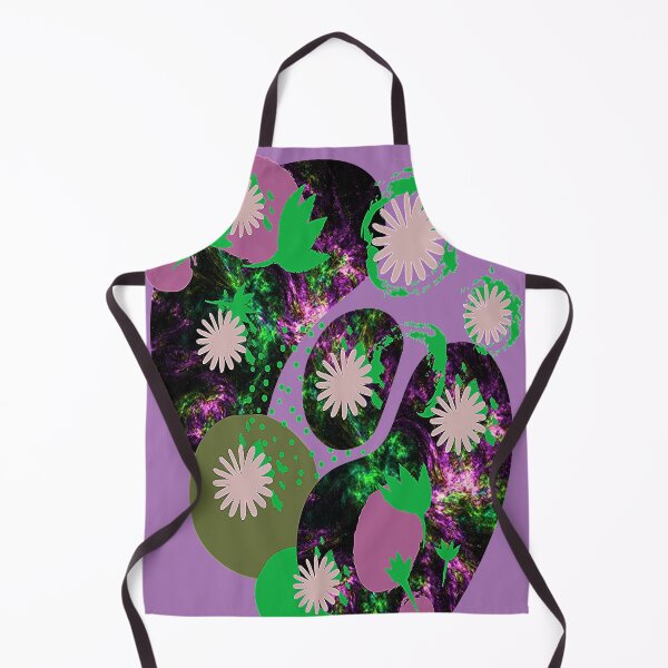 Item preview, Daisy Graphic Abstraction, nr 4, Graphic Psychedelic Abstract Art, Inspired by Nature-floral abstract art designed and sold by Adri Barnard.