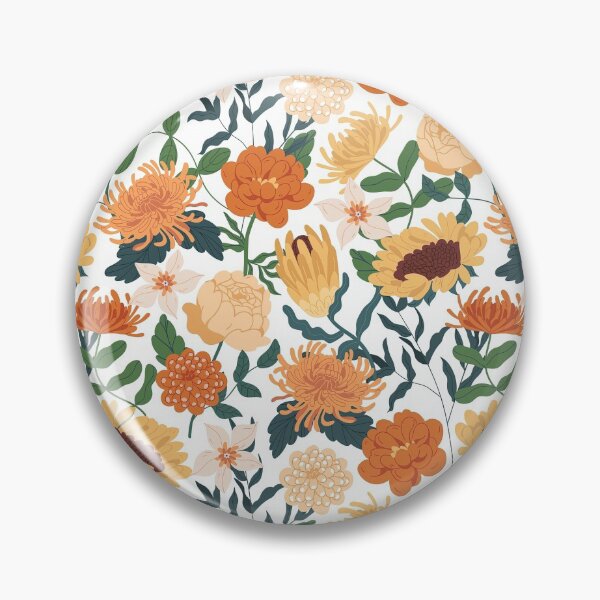 Item preview, Sunflower Pattern with marigolds, sunflowers, peony roses and chrysanthemum, Sunflower Seamless Pattern, Sunflower Pattern Design designed and sold by graphic-genie.