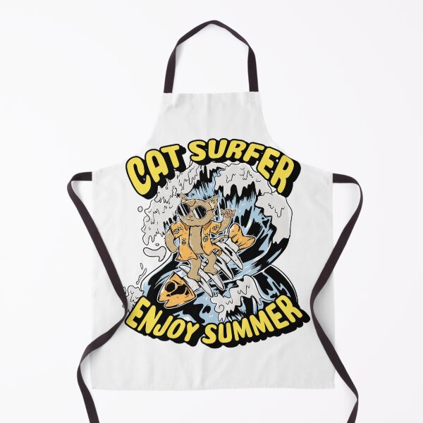 Artikelvorschau, Ocean Waves Kittycat Fishbone Surfbrett Surfer entworfen und verkauft von ozunu.