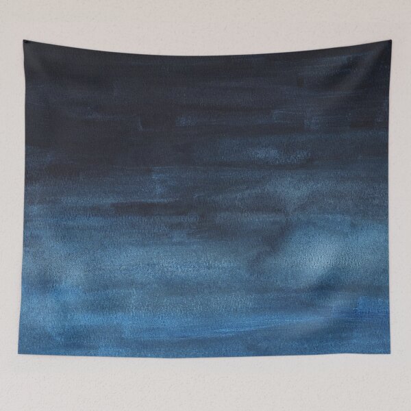 Artikelvorschau, Schwarzes und blaues Aquarell entworfen und verkauft von Moartsstudio.
