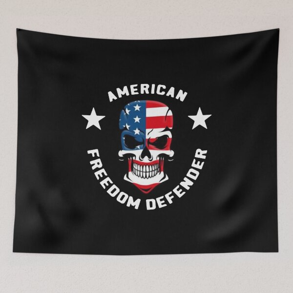 Item preview, SKULL AMERICAN FREEDOM DEFENDER designed and sold by Danepshop.