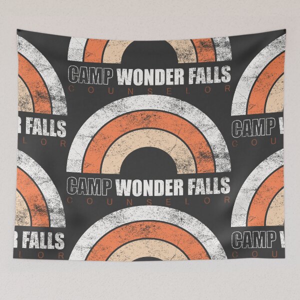 Item preview, The Box In The Woods Camp Wonder Falls Vintage Design designed and sold by GinaBirki.