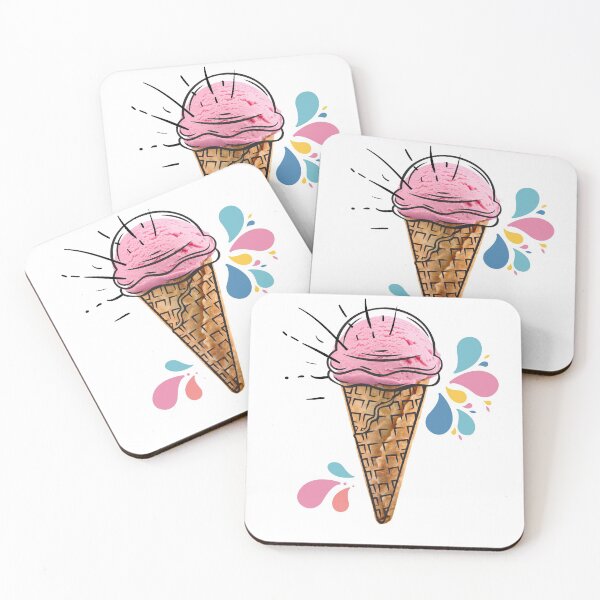 Item preview, I scream for Ice Cream - Colorful ice cream cone designed and sold by IvoryNordic.