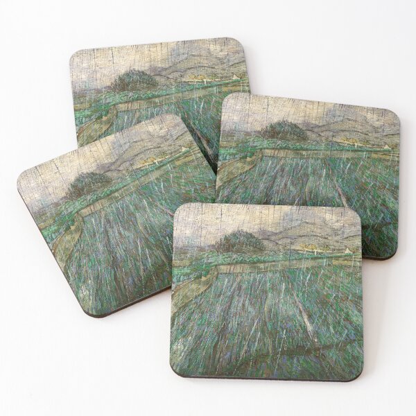 Item preview, Rain, by Vincent van Gogh designed and sold by Irina Polyanskaya.