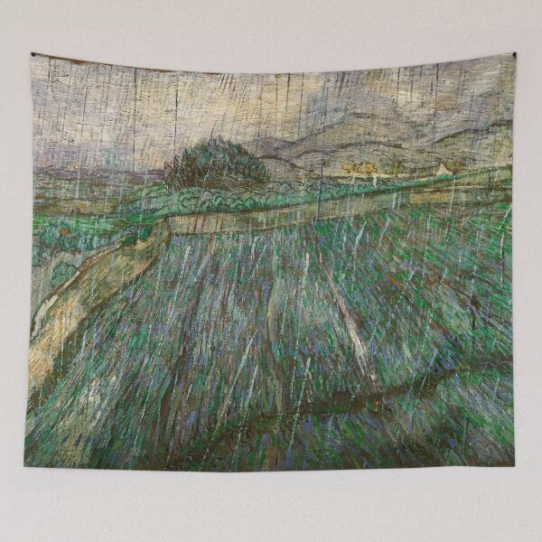Item preview, Rain, by Vincent van Gogh designed and sold by Irina Polyanskaya.
