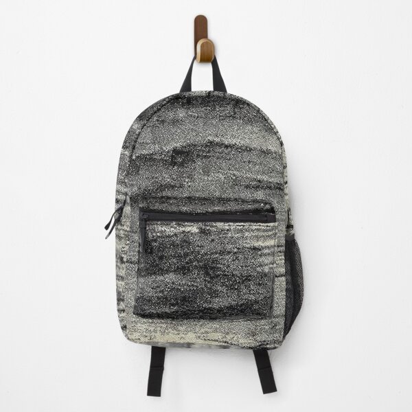 Item preview, Abstract Stripes Modern Black & Ivory Smoky designed and sold by W. Chahir®.