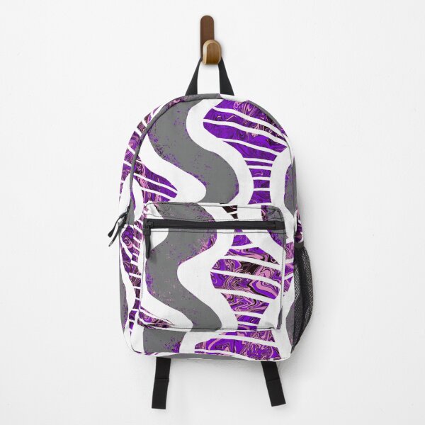 Item preview, Contemporary abstraction with geometric shapes. Geometric spiral, swirl, twirl in purple, gray and white, trendy colors. designed and sold by GelbWieZitrone.