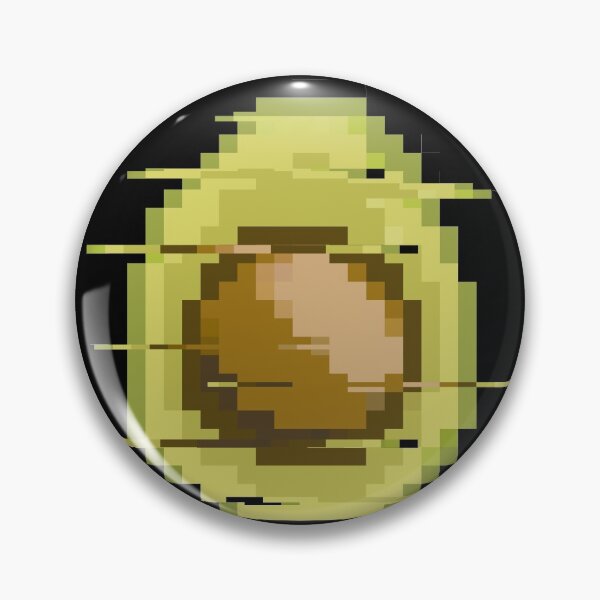 Item preview, Glitched Pixel Art Avocado designed and sold by Spacepaprika.