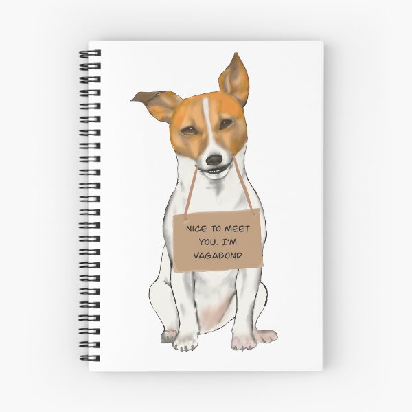 Item preview, Vagabond stray dog (for dog lovers, travelers and nomads) - cute and funny designed and sold by Shmuk.