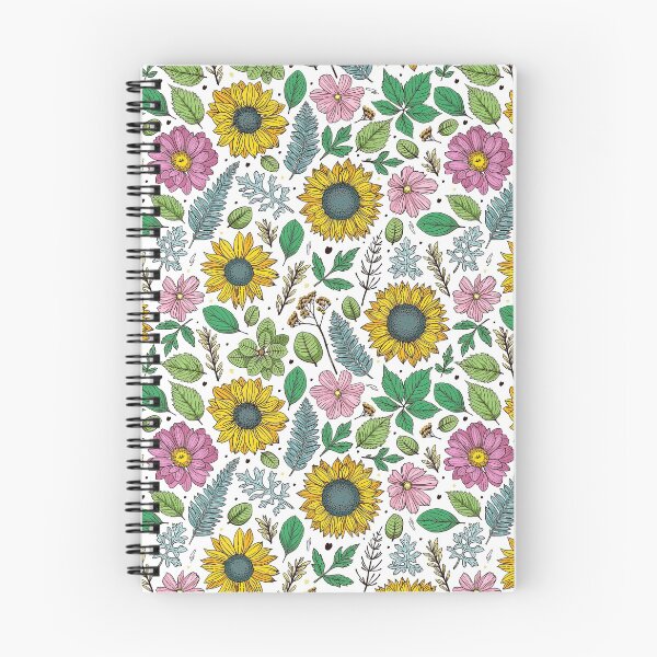 Item preview, Sunflower Pattern with flowers, leaves and grass, Sunflower Seamless Pattern, Sunflower Pattern Design designed and sold by graphic-genie.